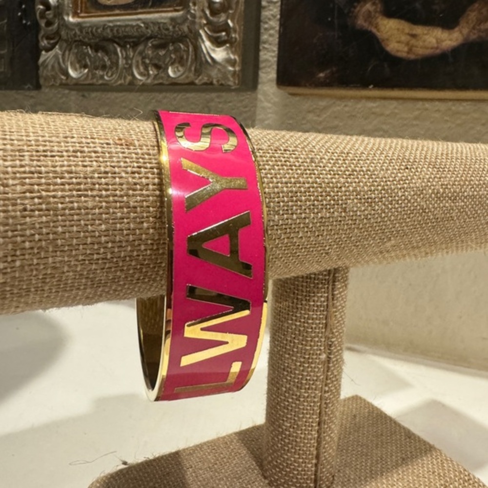 Barbie Pink and Gold Bangle - "Always Fabulous" 2014 EUC - Picture 7 of 9